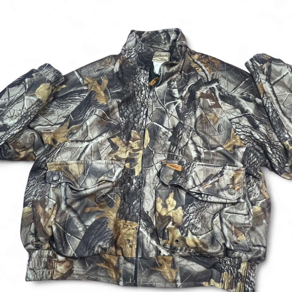 Vintage Woolrich Wool Camouflage Hunting Coat Real Tree outdoor Jacket M